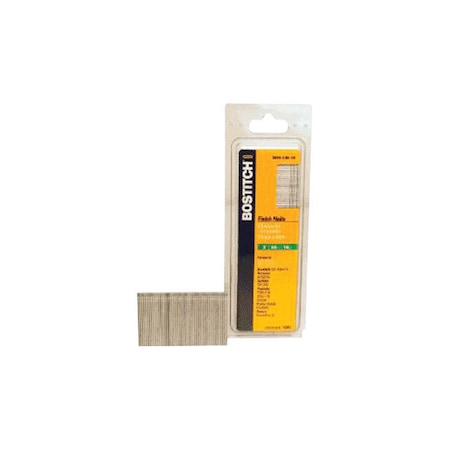 Bostitch Collated Finishing Nail, Steel, Coated Finish, Straight SB16-2.00-1M